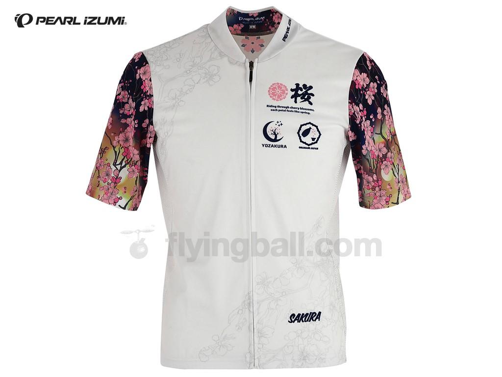 PEARL IZUMI 櫻花2025特別版男士短袖基本形剪裁單車衫